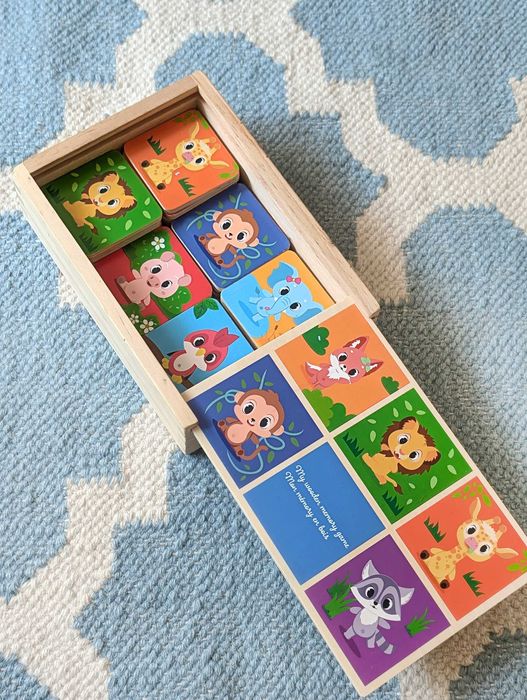 Set jocuri și jucării educative din lemn (1-3 ani)