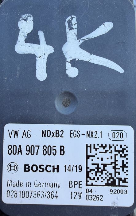 Senzor NOX / Sonda lambda Audi A4 B9, A5 8W, Q5 80A, A6 C8, A7 4K