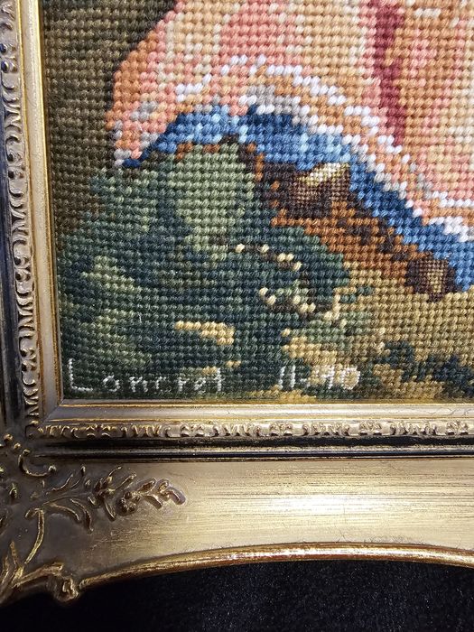 Старинен гоблен с рамка Lancret 56/48