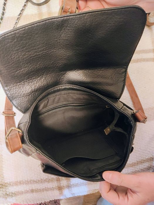 Кожена дамска чанта