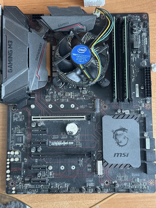 MSI Z270 M3+i5-7500+16GB ram ddr4