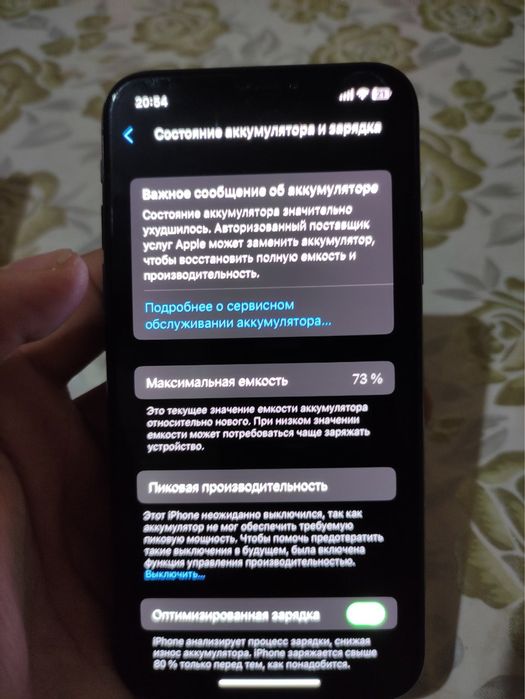 IPhone X holati yaxshi