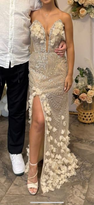 !!ТОП!! Бутикова бална рокля NOVIA+обувки и чанта