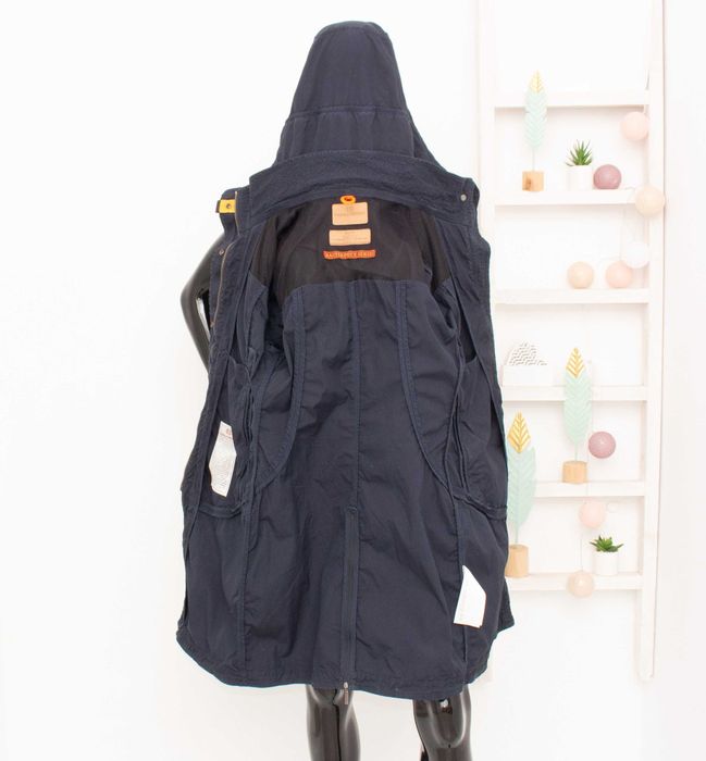 PARAJUMPERS оригинално дамско яке синьо памук windstopper тренч М