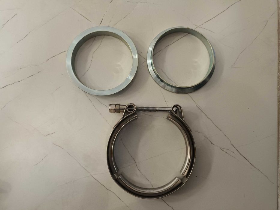 V-band,Vband,В банд скоба с фланци 57мм, 63мм, 76мм, 89мм,за турбо,ген