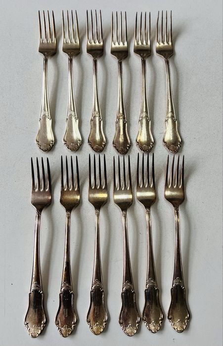 Set tacamuri argintate Alpaca