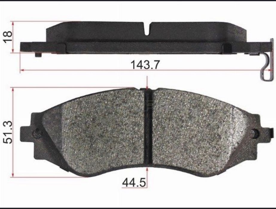 Колодки на NEXIA R3/2