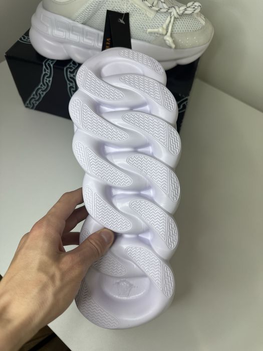 Versace Chain Reaction Full White