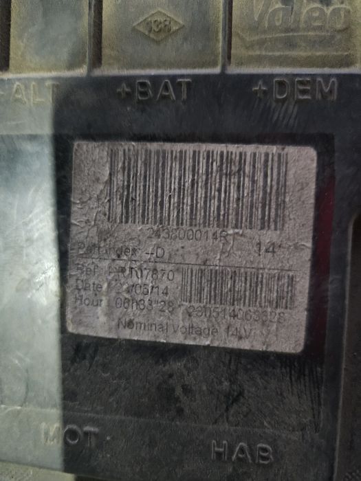 Modul baterie 243800014R Renault Laguna 3