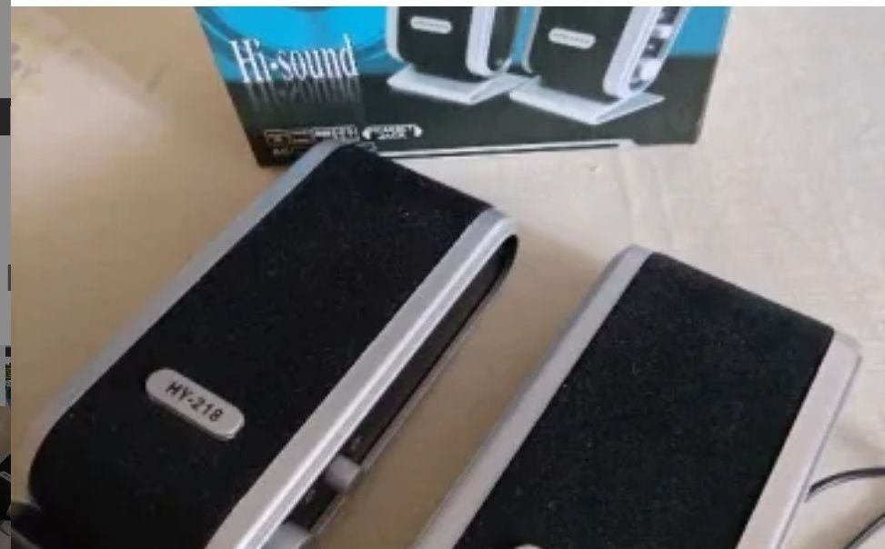 Нови тонколони за компютър.