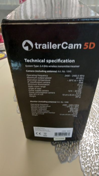 TrailerCam5D камера с перфектна резолюция, ШВЕЦИЯ