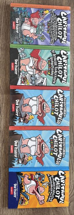 Pachet Capitanul Chilot. Editia color ( 4 volume), Dav Pilkey, miniGrafic