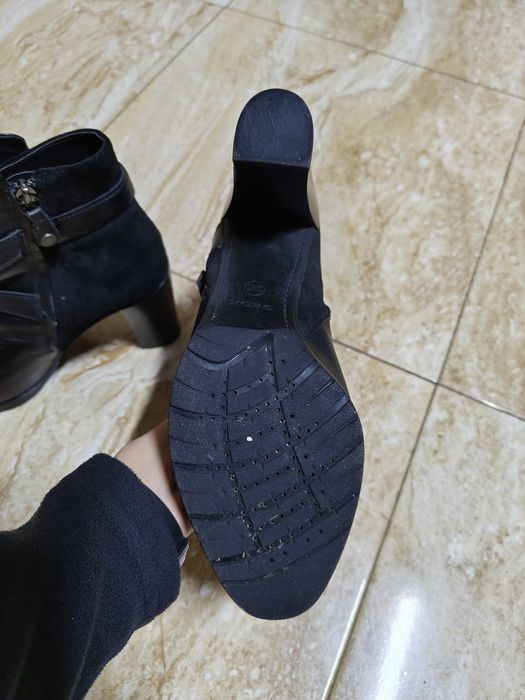 Botine piele naturală Geox Respira 39