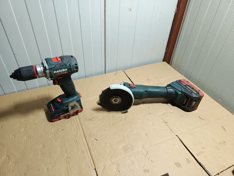 Set metabo 18v brushless filetantă și flex .. bormașină și polizor ung