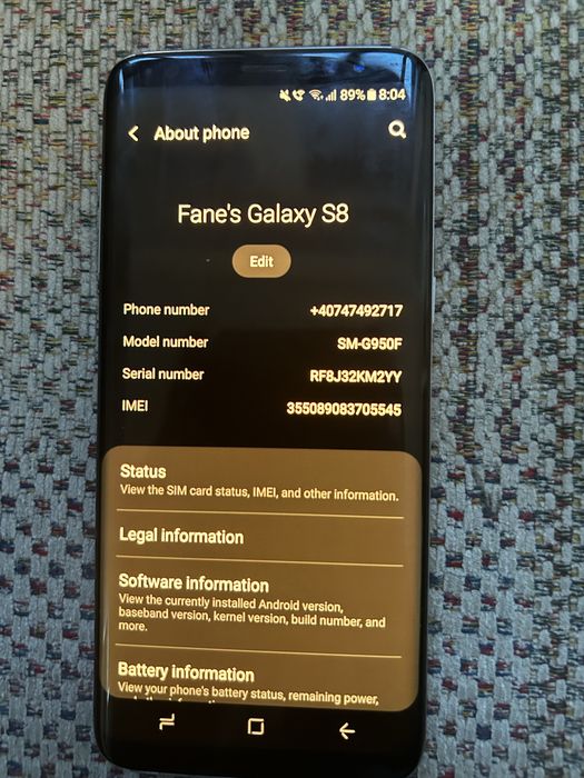 Samsung Galaxy S8 IMPECABIL