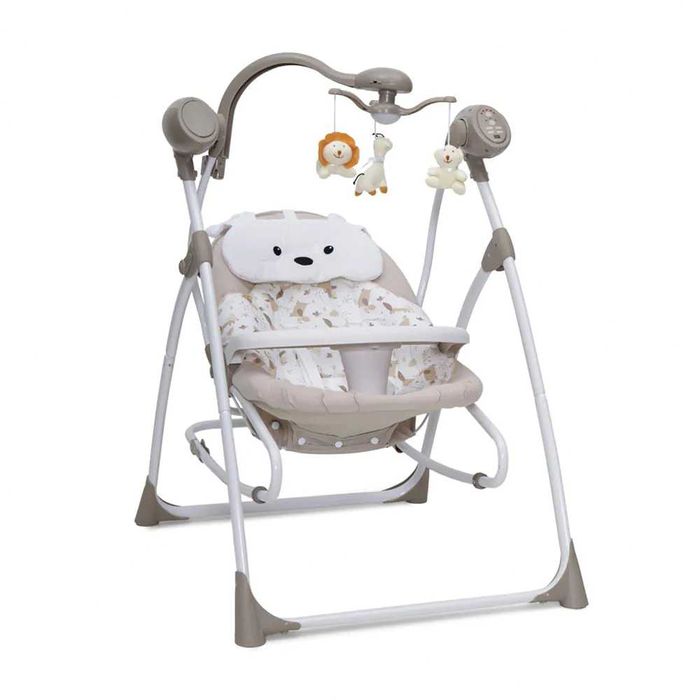 CANGAROO Електрическа люлка - шезлонг SWING STAR БЕЖОВ