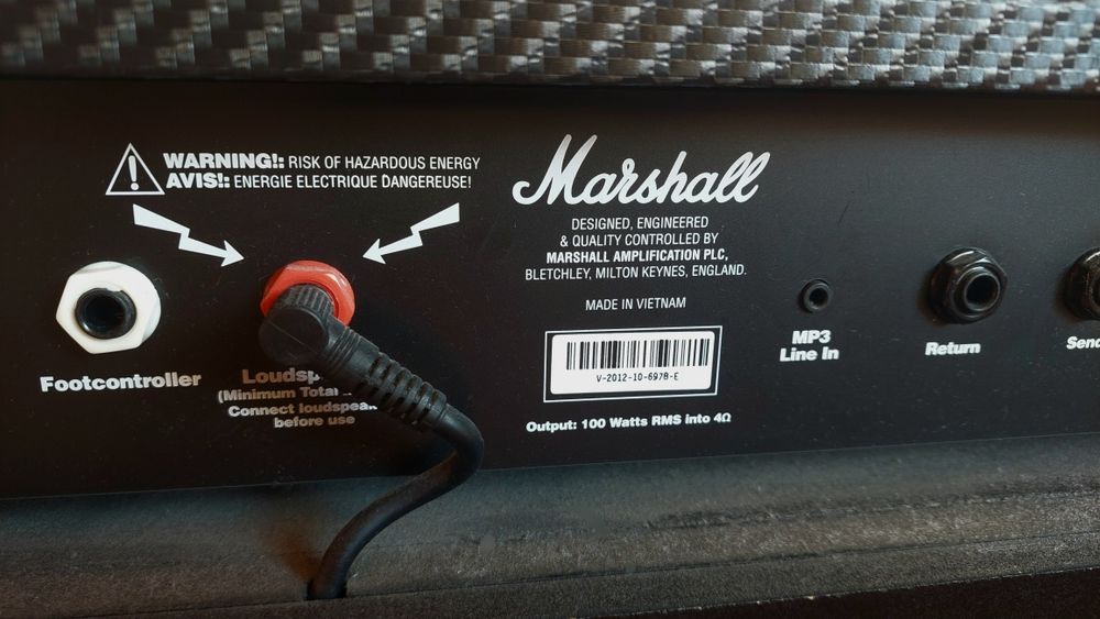 Marshall MG101CFX - 100W комбо усилвател за китара (Limited edition)