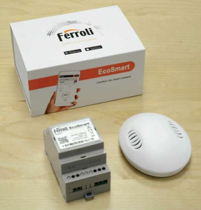 Termostat inteligent programabil prin wi-fi Ferroli Ecosmart FER178