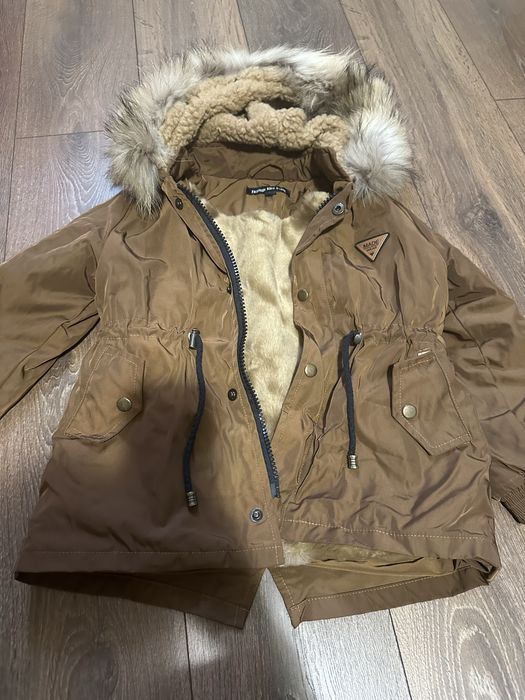 Детско яке с естествен пух