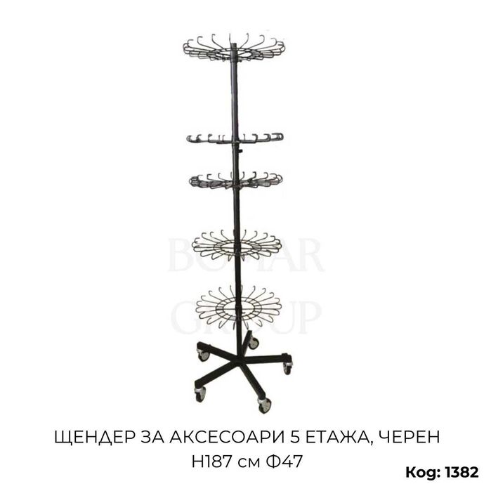 Щендери за аксесоари, шапки, очила, дрехи, перфо пано/ПРОФЕСИОНАЛНИ/