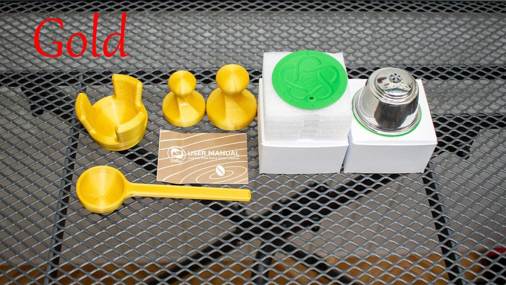 Set Capsule Cafea Reincarcabila INOX Dolce Gusto,Tampere... printat 3D