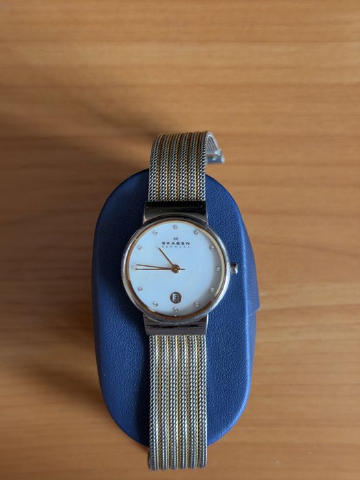 Оригинален дамски часовник Skagen 355SSGS