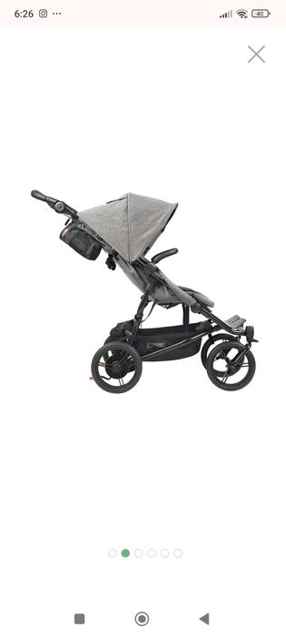 MOUNTAIN BUGGY Комбинирана количка за близнаци DUET V3 LUXURY РИБЕНА К