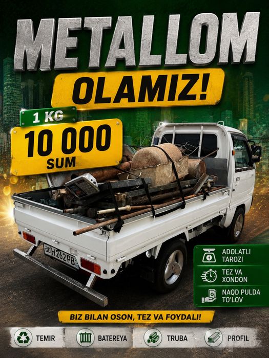 Metallom metal olamiz