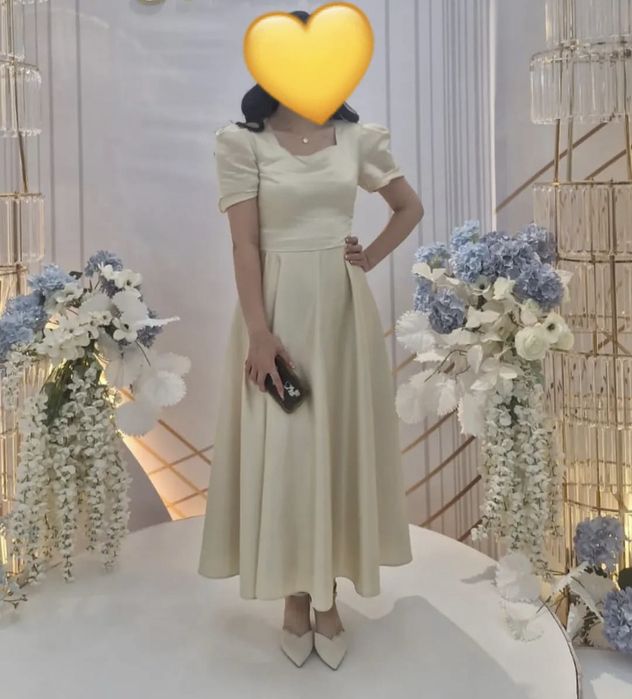 Элегантное платье в нежном оттенке