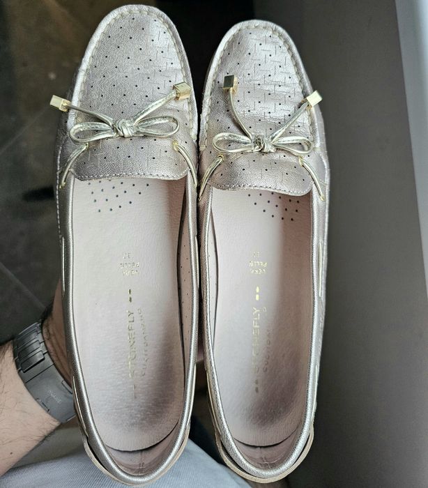 Дамски мокасини Stonefly кожени