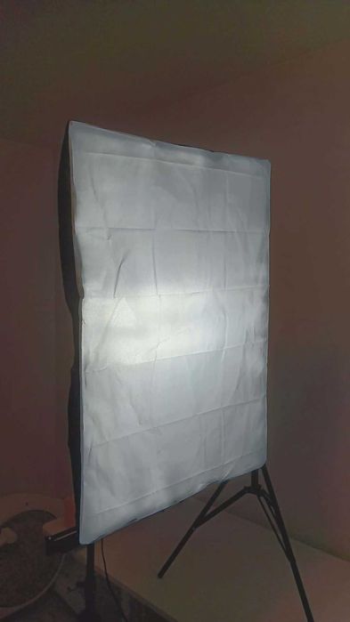 Softbox cu trepied reglabil 200 cm [3 bucati]