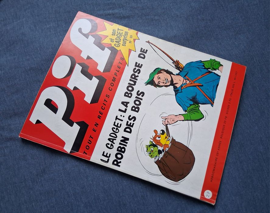 Старо Френско Списание PIF Gadjet 59  Брой / 1970 год.