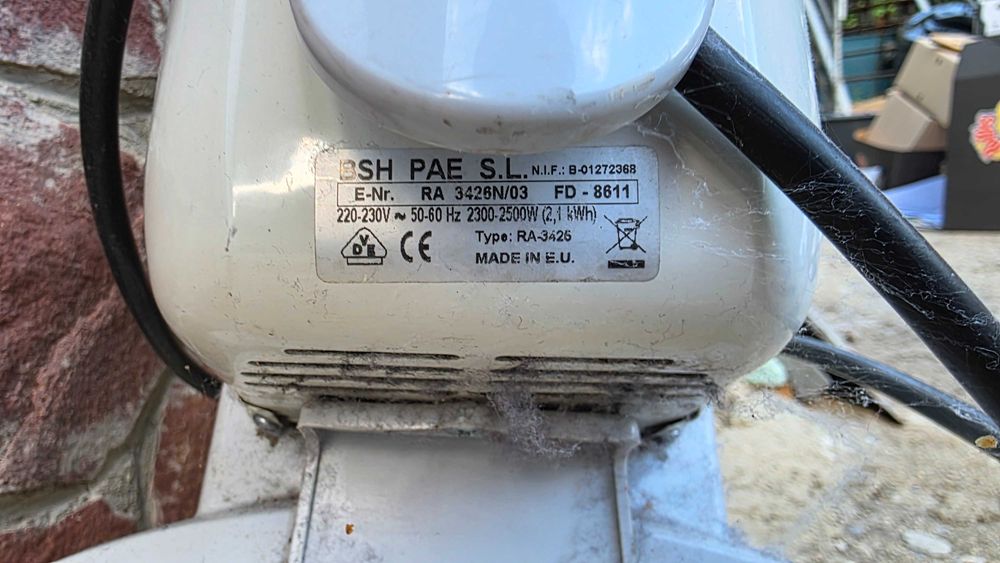 Радиатор ufesa 2400W 220-230V 2,1kWh