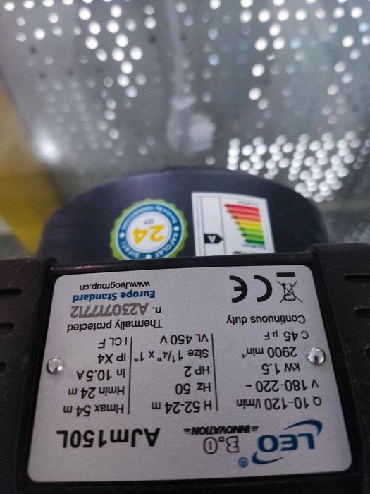 самасасиваюший насос 1.5 kw « LEO" Гарантия-2 ГОД. Официальный дилер