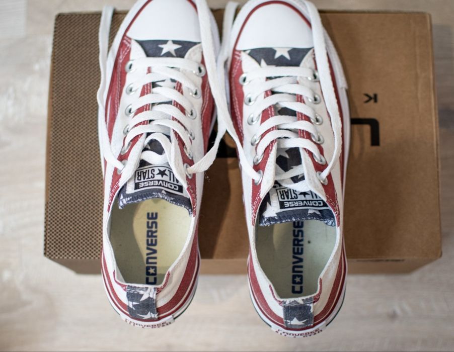 Converse Tenisi - Chuck Taylor All Star Star & Bars Ox