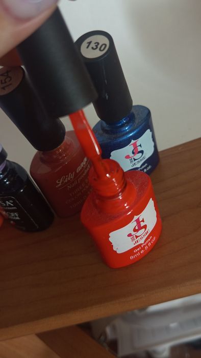 Гел лакове (използвани) Pretty gel, Tertio, Claresa, Lily angel, Jessie