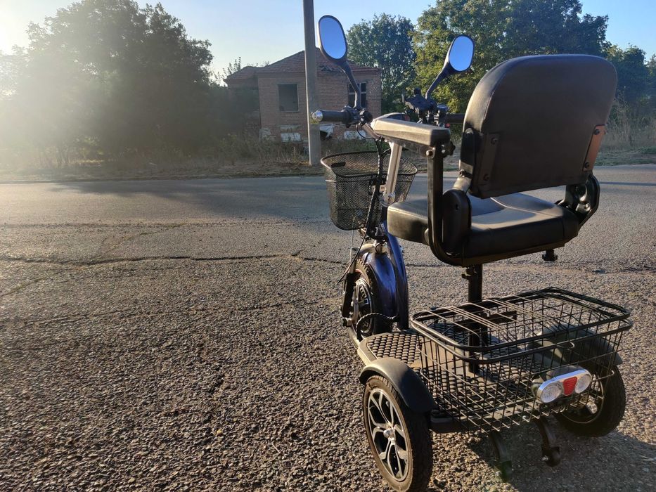 Електрическа Триколка H1 LUX (750W) | 4км Пробег | Гаранция 2026 г.!