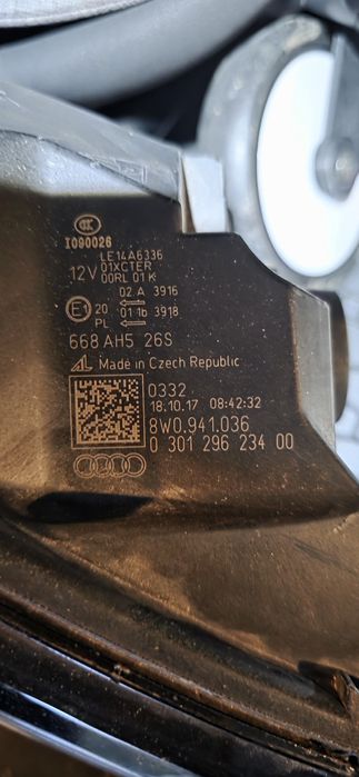 Far dreapta Audi A4 B9 MATRIX 2017/2018/2019/2020