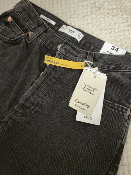 blugi evazati MANGO Woman