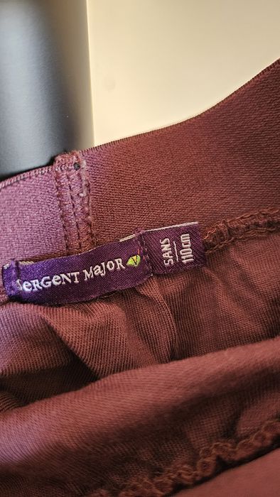 Плисирана тъмно лилава пола Sergent Major 110см