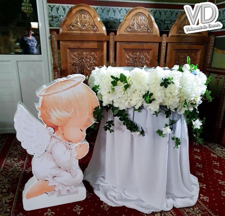 Figurine polistiren decoratiuni botez nunta aniversare livrare curier