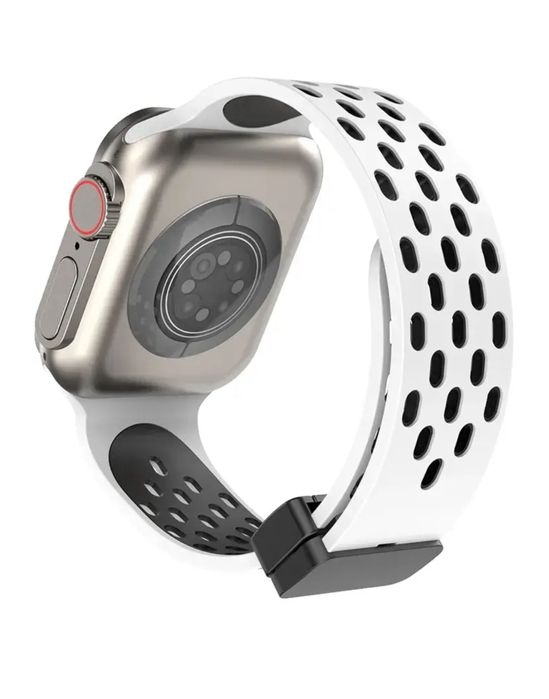Incarcator Cablu Curea Silicon Magnetic cu Gauri Ceas Apple Watch