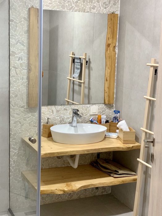 Стълба за кърпи,хавлии с 5 закачалки