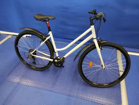 Bicicletă polivalentă cadru jos Expl 50 Gri - (SecondHand) Decathlon