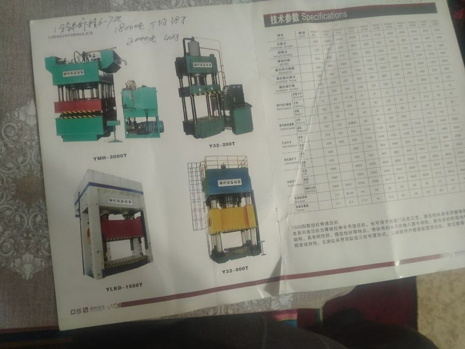 Пресс 2400 тонна