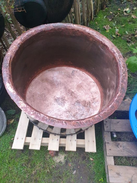 Caldare ceaun vas cazan cupru arama 150litri UNICAT