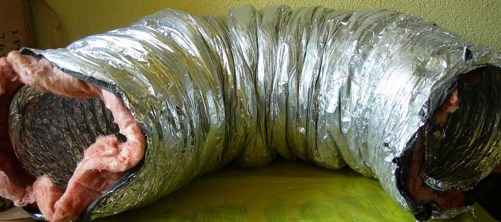 Vand tubulatură izolata flexibilă pentru ventilație - 6m