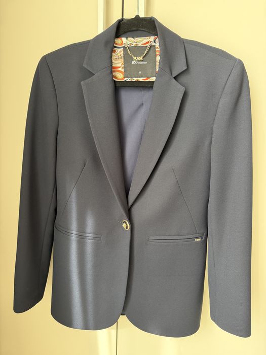 Класическо сако блейзър BSB - тъмно синьо