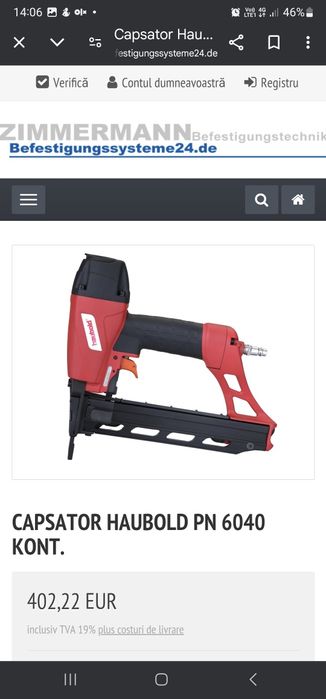 Capsator profesional, industrial HAUBOLD