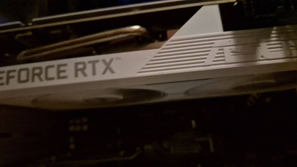 ASUS RTX 3060ti 8GB dual OC white alba cu revizie făcută